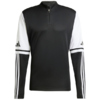 Bluza męska adidas Squadra Training Top czarno-biała JE2767