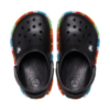 Chodaki dla dzieci Crocs Crocband Colorful Lights Clog czarne 210467 001