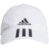 Czapka z daszkiem damska adidas Aeroready Baseball Cap 3 Stripes 4athlts OSFW biała GM4511