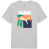 Koszulka męska Puma Graphics Summer Sports Tee II szara 627909 04