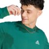 Bluza męska adidas Essentials Fleece zielona IJ8893