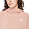 Bluza damska Nike NSW Essntl Flc Fnl Hoodie jasnoróżowa BV4116 609