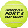 Piłki do tenisa ziemnego Dunlop Fort Clay Court 4szt 