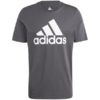 Koszulka męska adidas Essentials Single Jersey Big Logo Tee szara IQ4742