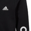 Bluza dla dzieci adidas Essentials Linear Logo Full-Zip Hoodie czarna IC3584