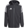 Kurtka męska adidas Tiro 24 Rain czarno-biała IJ7390