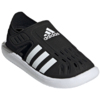 Sandały dla dzieci adidas Closed-Toe Summer Water czarno-białe GW0384