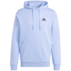 Bluza męska adidas Essentials Fleece Hoodie jasnoniebieska IZ4761