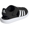 Sandały dla dzieci adidas Closed-Toe Summer Water czarno-białe GW0384