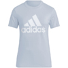 Koszulka damska adidas Loungewear Essentials Logo Tee jasnoniebieska IR5408