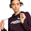 Bluza damska Puma ESS Logo Hoodie FL fioletowa 586789 46