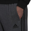 Spodnie męskie adidas Essentials French Terry Tapered Cuff 3-Stripes Pants szare H12256