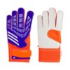 Rękawice bramkarskie dla dzieci adidas Predator Training Goalkeeper fioletowo-pomarańczowe IX3872