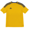 Koszulka dla dzieci adidas Fort 14 JSY C Junior żółta F86476