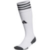 Getry piłkarskie adidas AdiSocks 23 białe IB7796