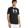 Koszulka męska Under Armour Sportstyle Logo czarna 1382911 001