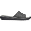 Klapki Crocs Literide Slide czarno-szare 205183 0DD 