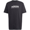 Koszulka męska adidas All SZN Graphic Tee czarna IC9815