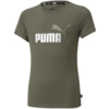 Koszulka dla dzieci Puma ESS+ Logo Tee khaki 587041 44