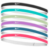 Opaski na głowę Nike Swoosh Sport 6 szt. kolorowe N1002021635OS