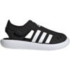 Sandały dla dzieci adidas Closed-Toe Summer Water czarno-białe GW0384