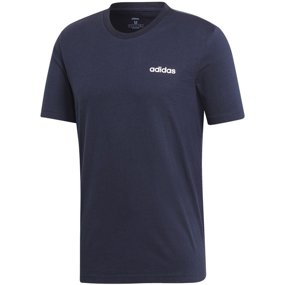 Koszulka męska adidas Essentials Plain Tee granatowa DU0369