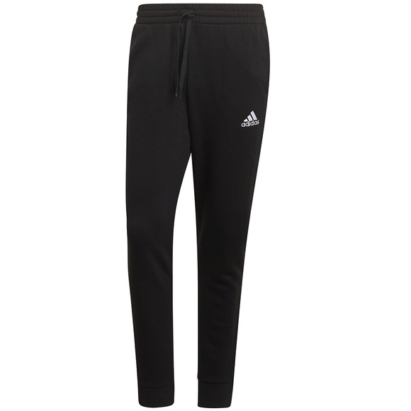 Spodnie męskie adidas Essentials Tapered Cuff Pants czarne GK9268  