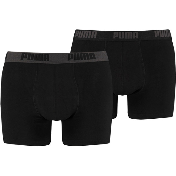 Bokserki męskie Puma Basic Boxer 2P czarne 521015001 230