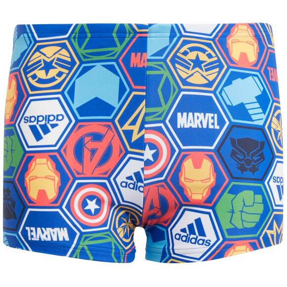 Spodenki kąpielowe dla dzieci adidas  x Marvel's Avengers niebieskie IT8619