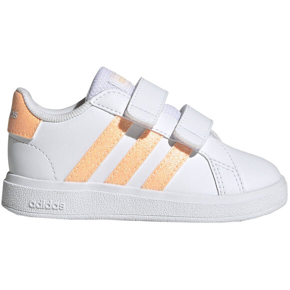 Buty dla dzieci adidas Grand Court 2.0 CF białe HP8916