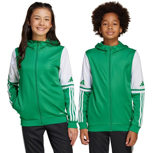 Bluza dla dzieci adidas Squadra 25 Hoody zielono-biała JP3163