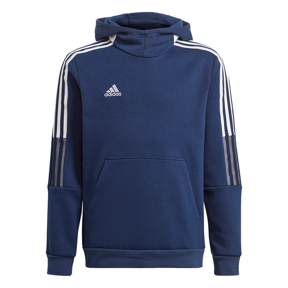 Bluza dla dzieci adidas Tiro 21 Sweat Hoody granatowa GK9680