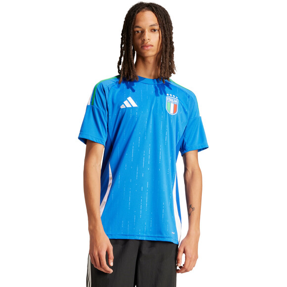 Koszulka męska adidas Italy 24 Home niebieska IN0657