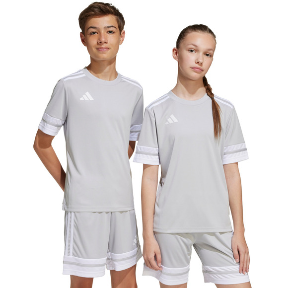 Koszulka dla dzieci adidas Squadra 25 jasnoszara JJ0061