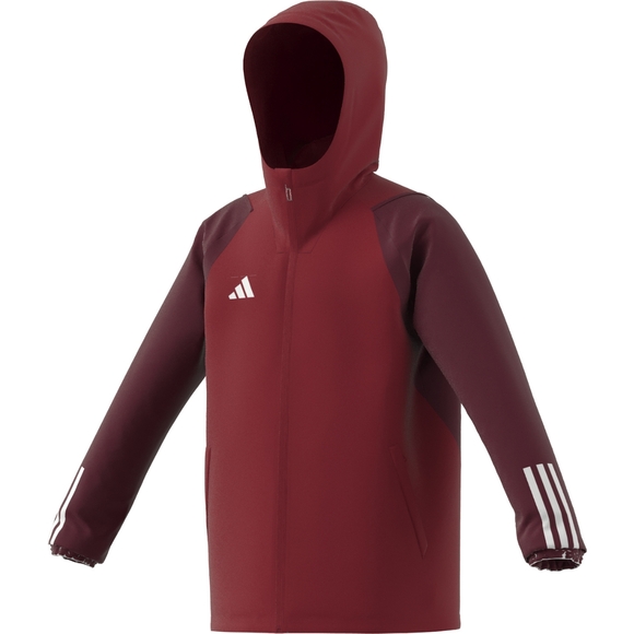 Kurtka dla dzieci adidas Tiro 23 Competition All-Weather czerwona HI4712