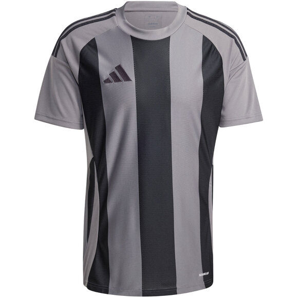 Koszulka męska adidas Striped 24 Jersey szaro-czarna IW2145