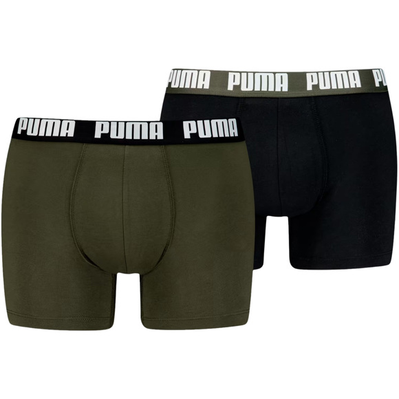 Bokserki męskie Puma Everyday Basic 2p zielone, czarne 938320 11