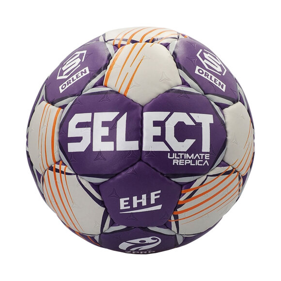 Piłka ręczna Select Ultimate Orlen Superliga 1 EHF Replica fioletowo-szara 13473