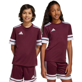 Koszulka dla dzieci adidas Squadra 25 bordowa JC8667