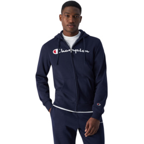 Bluza męska Champion Full Zip Hoodie granatowa 220255 BS501