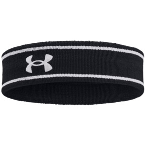 Opaska na głowę Under Armour Striped Performance Terry HB czarna 1373118 001