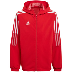 Kurtka dla dzieci adidas Tiro 21 Windbreaker czerwona GP4976