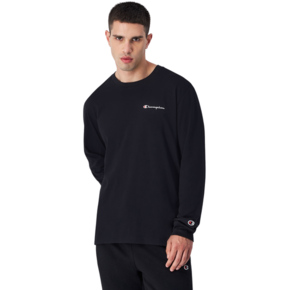 Koszulka męska Champion Crewneck Long Sleeve czarna 220265 KK001