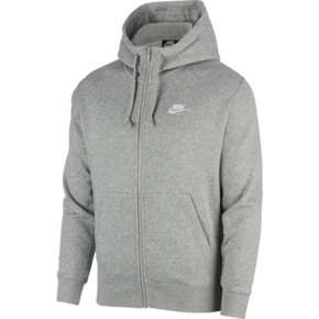 Bluza męska Nike Club Hoodie FZ BB szara BV2645 063