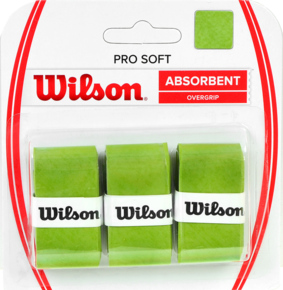 Owijka Wilson Pro Soft Absorbent Overgrip zielona 3szt WRZ4040LI  