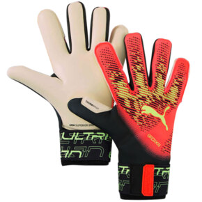 Rękawice bramkarskie Puma Ultra Grip 1 Hybrid pomarańczowo-czarne 41827 02