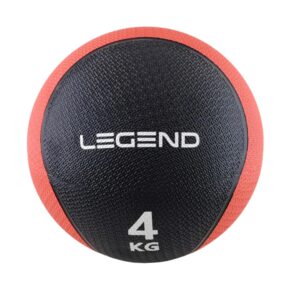 Piłka lekarska Legend Cellular 4kg czarno-czerwona