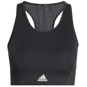 Stanik sportowy damski adidas 3-Stripes Sport Bra Top czarny GL3806