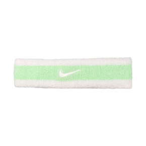 Opaska na głowę Nike Swoosh biało-zielona N0001544117OS 