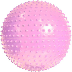 Piłka gimnastyczna z masażem Profit 65 cm różowa DK2104